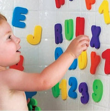 Load image into Gallery viewer, 36pcs/Set Alphanumeric Letter Puzzle Baby Bath Toys Soft EVA Kids Baby Water Toys For Bathroom Early Educational Suction Up Toy